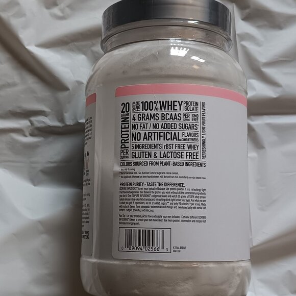 ISOPURE PROTEIN POWDER: INFUSIONS TROPICAL PUNCH, SEAL UNBROKEN - Picture 3 of 3
